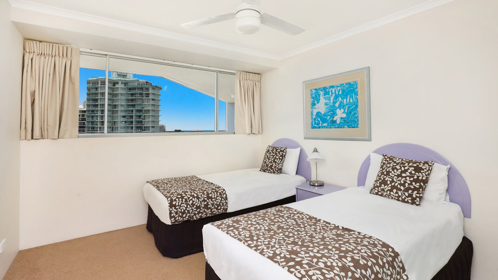 ULTIQA Points North. Standard 2 Bedroom Ocean View Apartment. Second Bedroom.