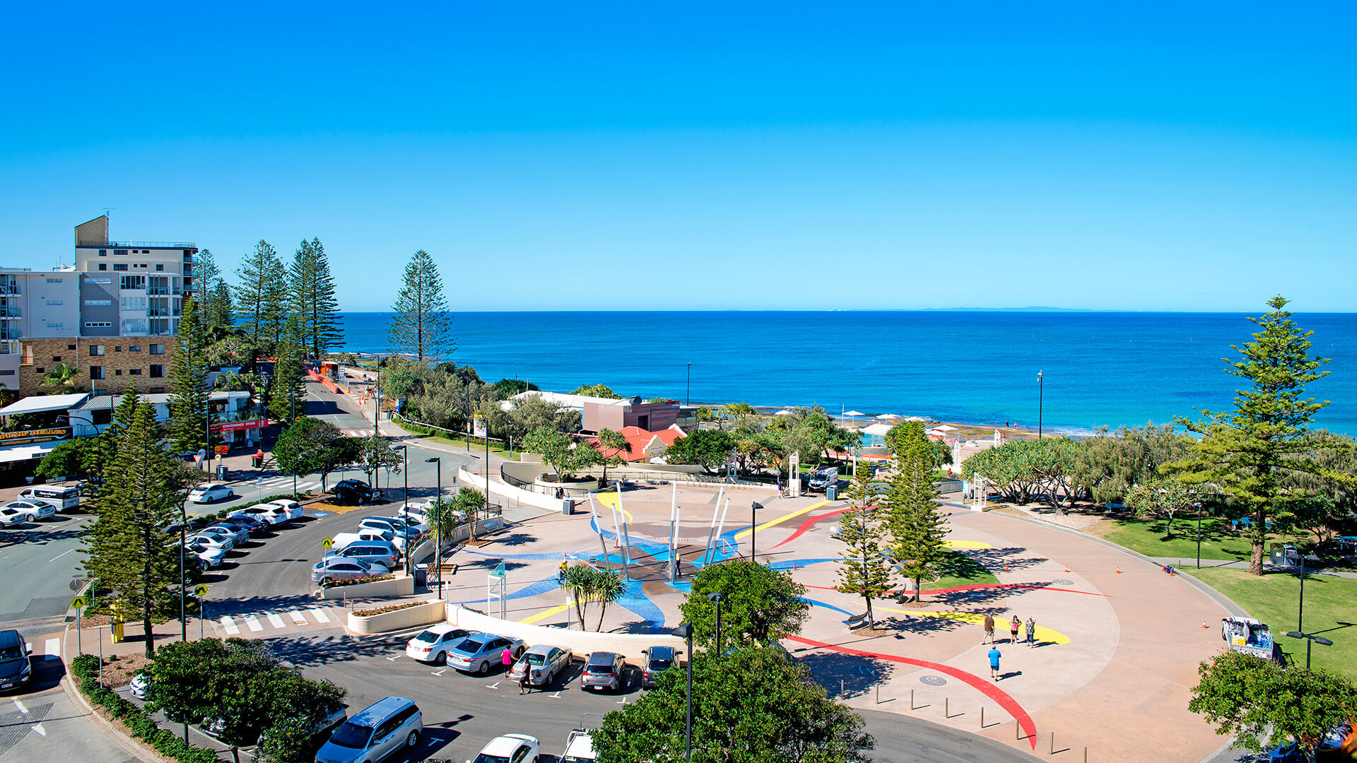 Oceanfront park and coastline views from 1 Bedroom Apartment at ULTIQA Shearwater Resort.