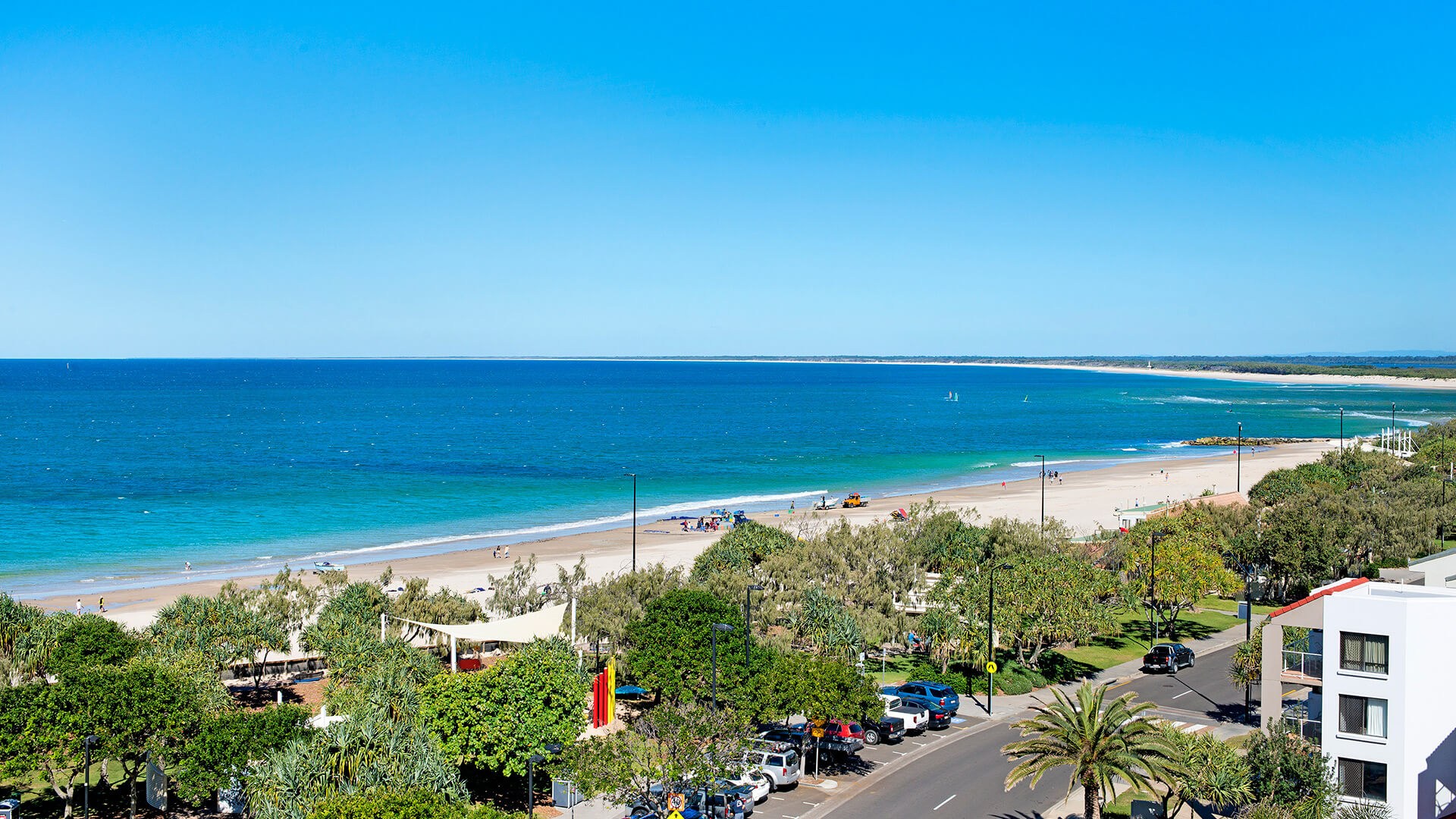Beachfront and ocean views from 2 Bedroom 1 Bathroom Apartment at ULTIQA Shearwater Resort.